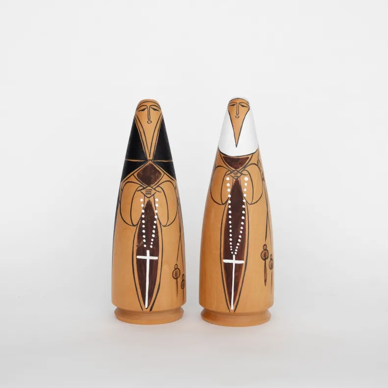 088 Unknown, Japan Wood Object (Pair)