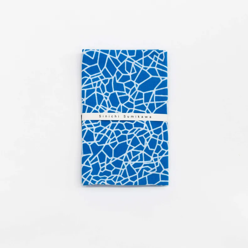 Tenugui - Geometric Pool Blue & White