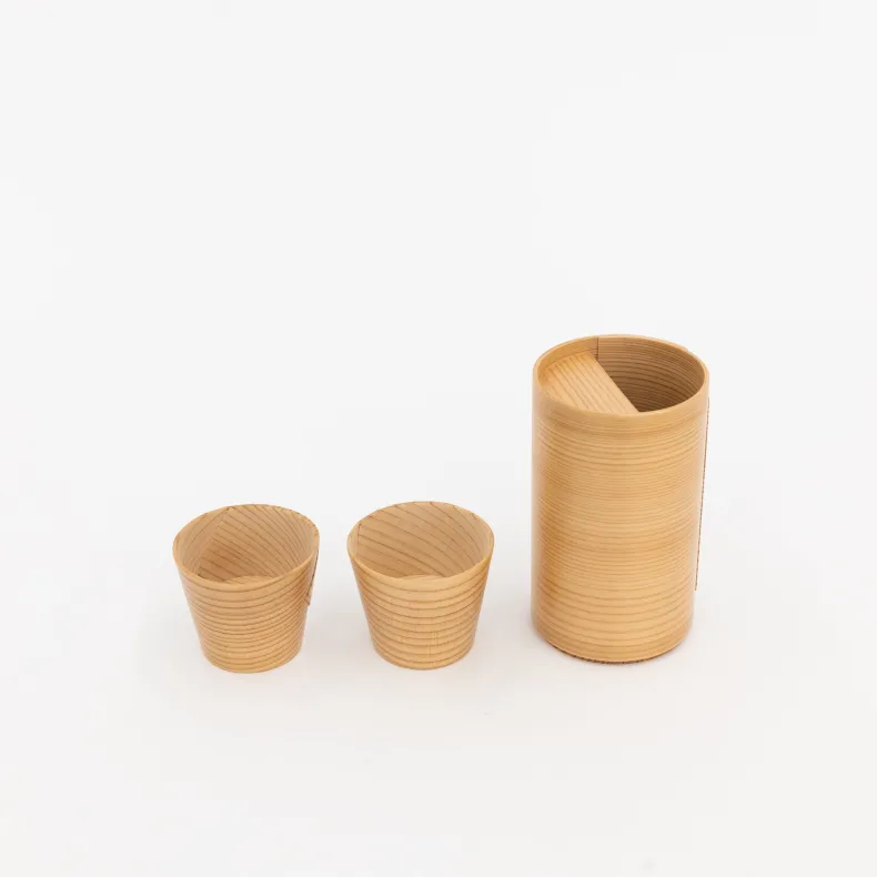 Kurikyu Wappa Sake Pitcher & Cup Set