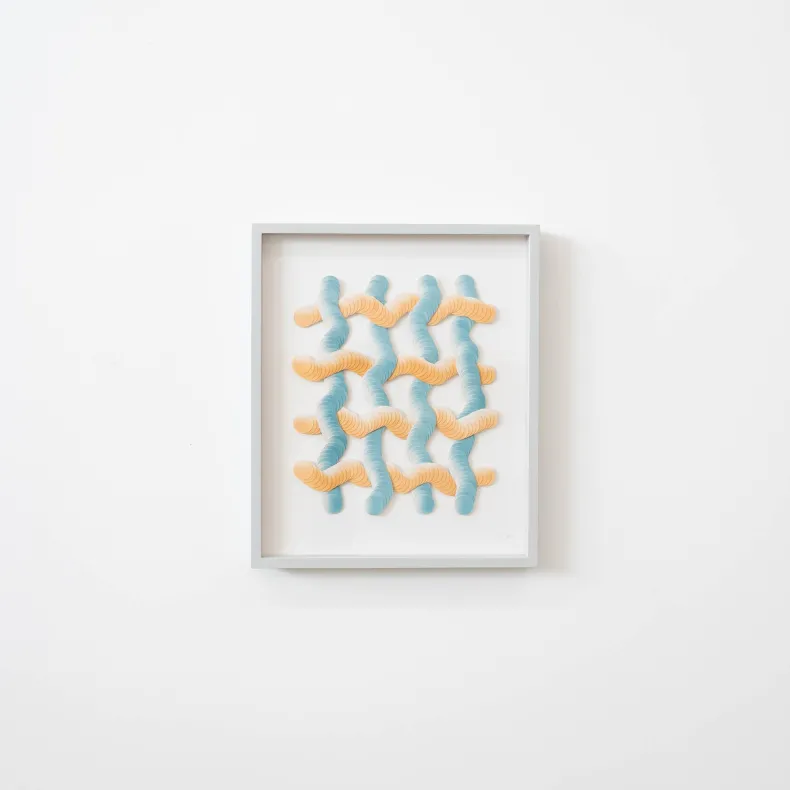 No.25 by Haneno Suzuki (Haneno Suzuki: Paper weaving)