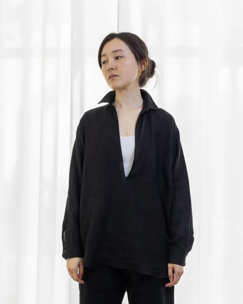 Comoli Hemp Pullover Shirt