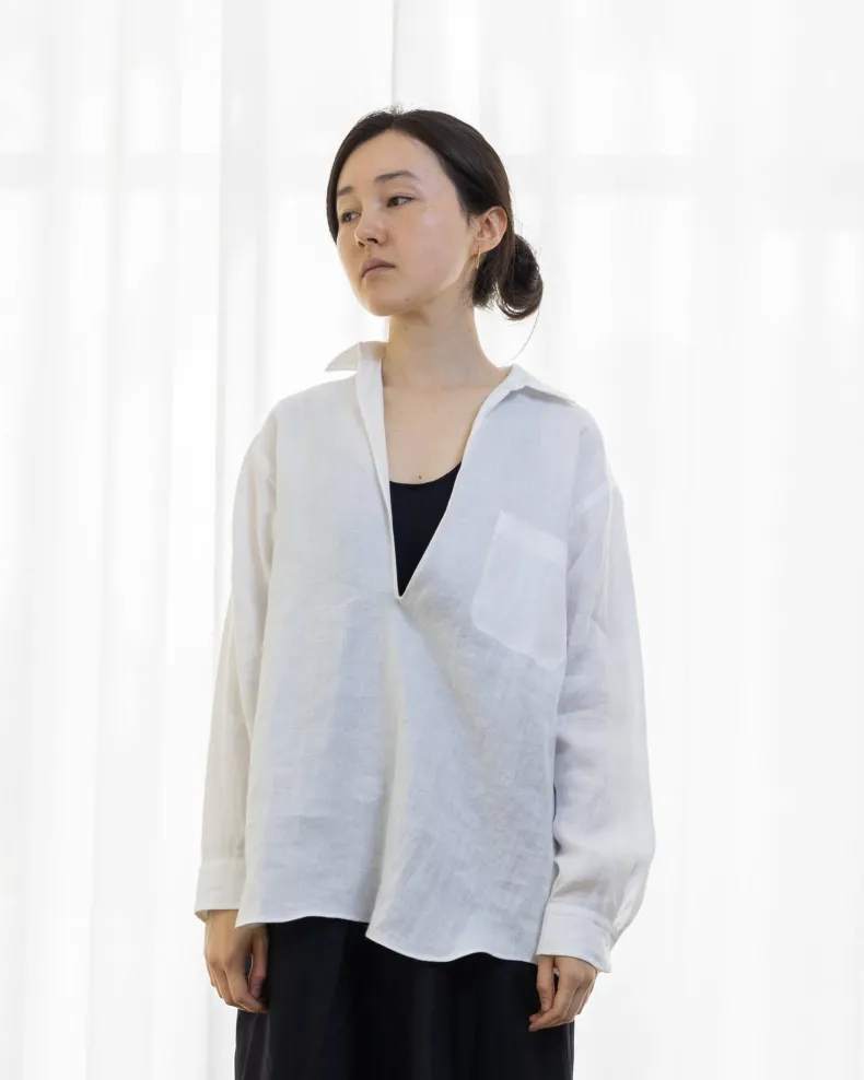 Comoli Hemp Pullover Shirt