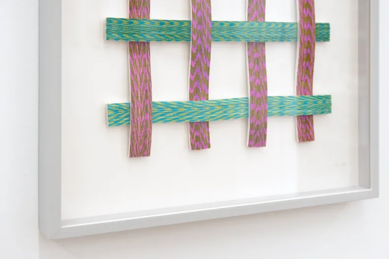 No.19 by Haneno Suzuki (Haneno Suzuki: Paper weaving)