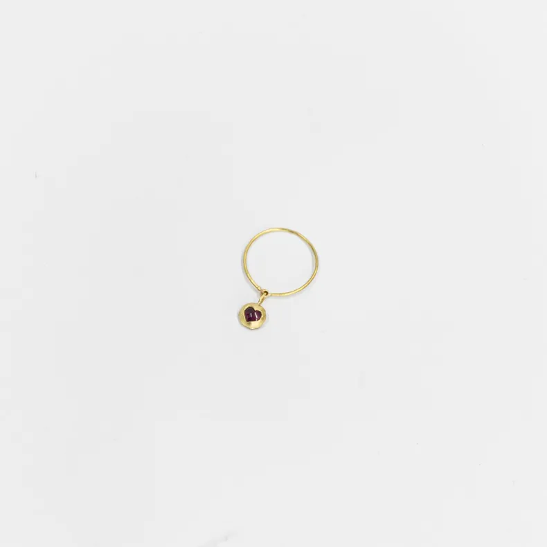 Black Barc 'Heart' Stacking Ring