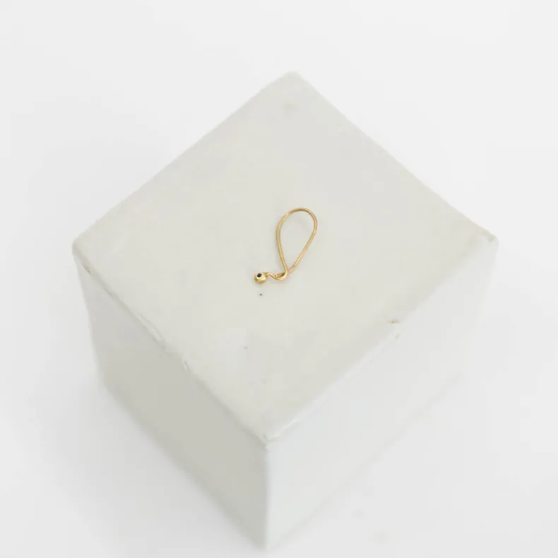 Black Barc 'Hebi' Pink Snake Earrings