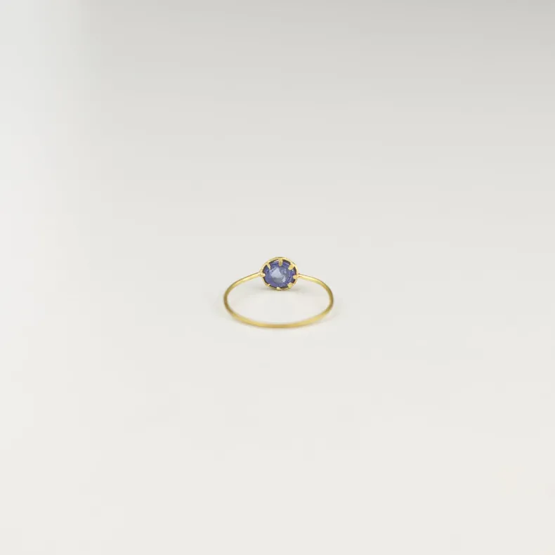 Black Barc 'Moon' Aquamarine Ring