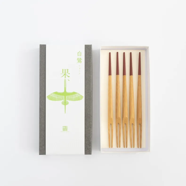 Kosuga Bamboo Dessert Forks (Sets of 5)