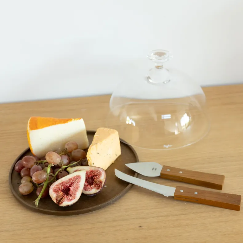 HRN125 - Tray / Lid Dark Brown ø 8.5/8"