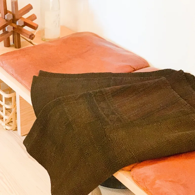 Brown Over Dye Blankets: Mud + Sharimbai