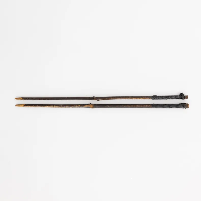 Kosuga Black Bamboo Serving Chopsticks