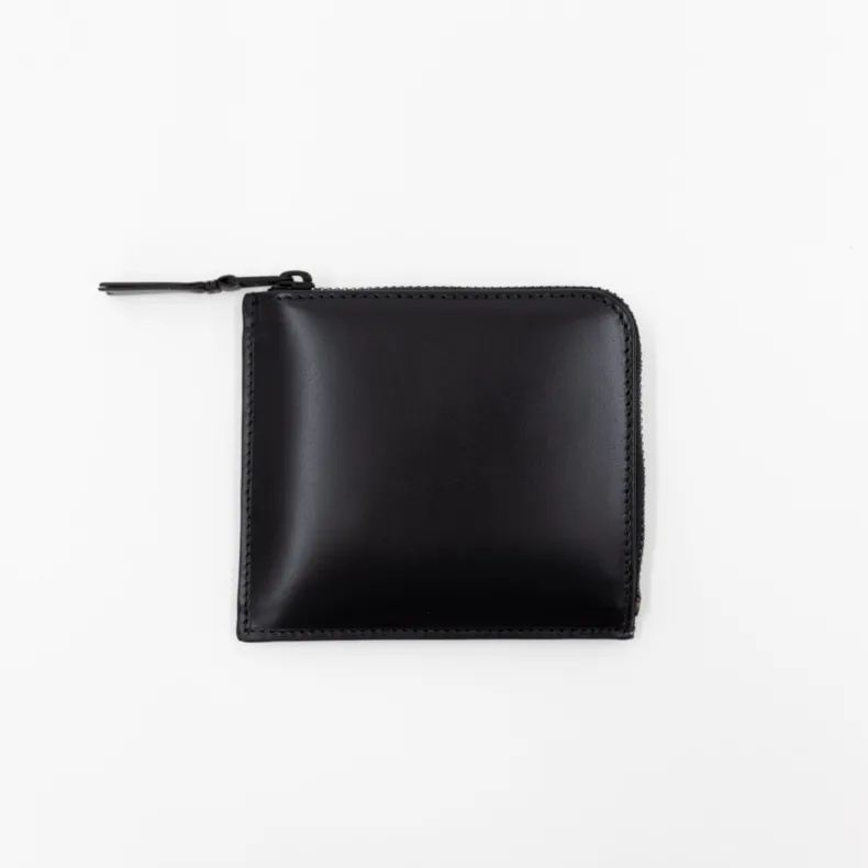 CDG Zip-Around Very Black Wallet