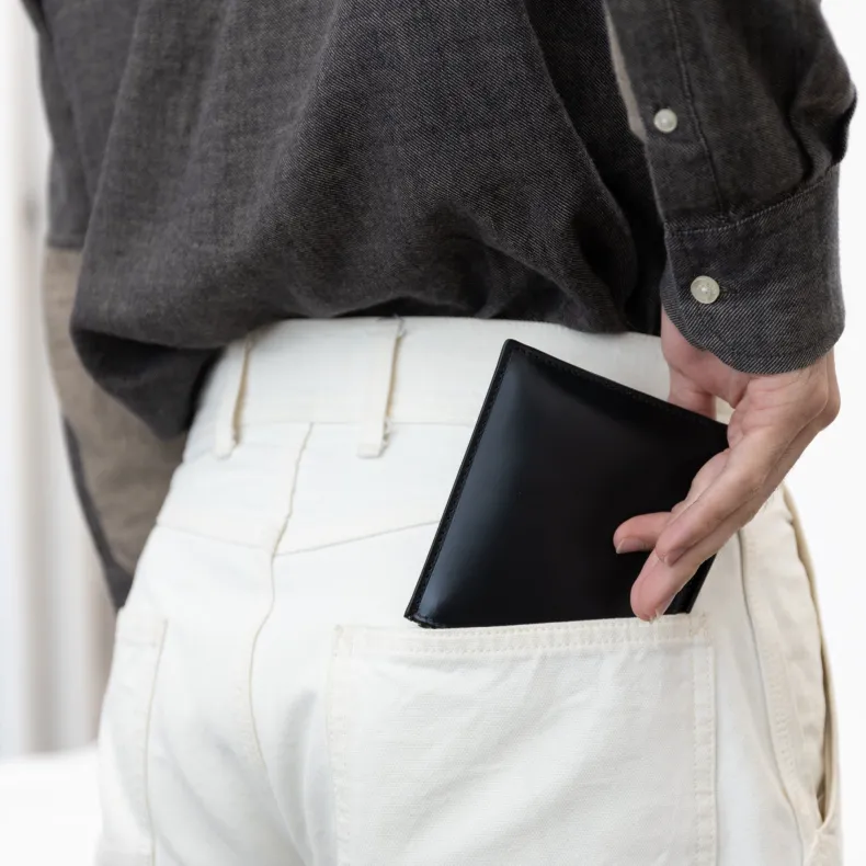 CDG Zip-Around Very Black Wallet