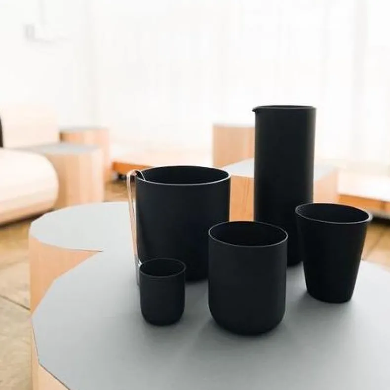 Sugahara Matte Black U Shape Tumbler