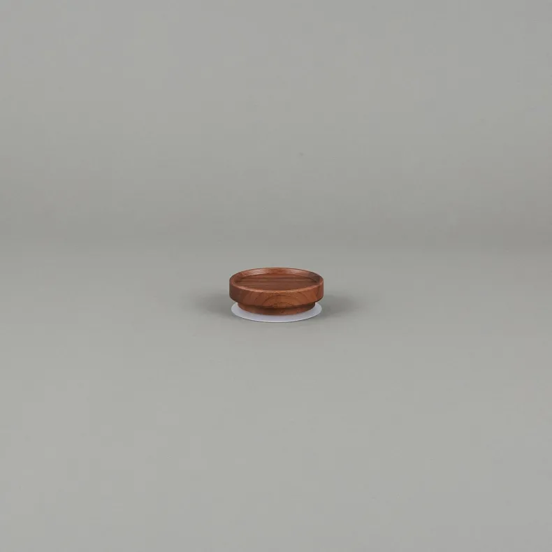 HPWN022-R - Lid with Gasket Walnut ø 3.3/8"