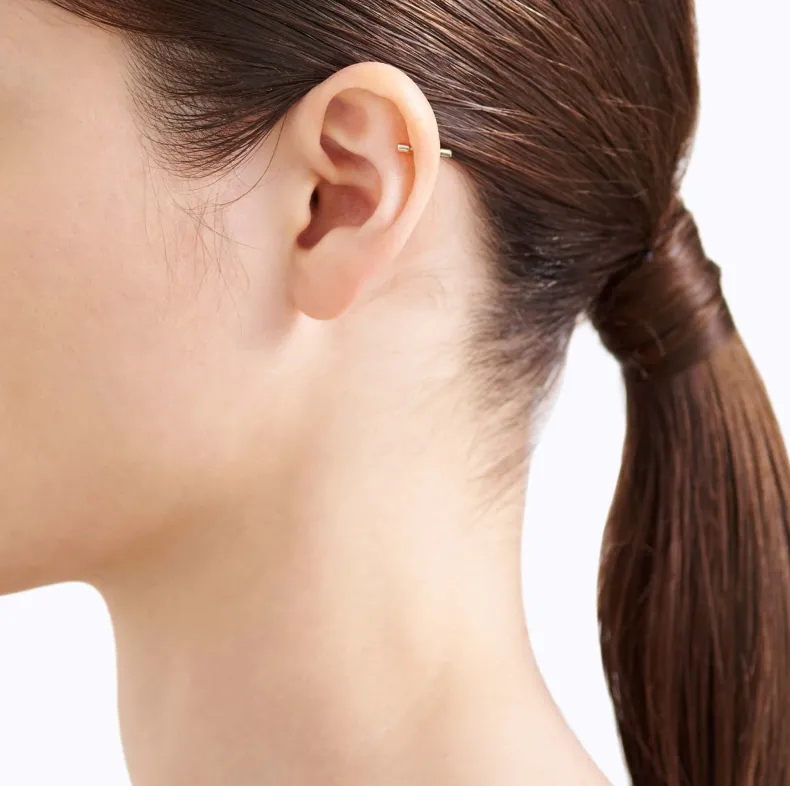 Shihara Diamond Twist Pin Earring 01