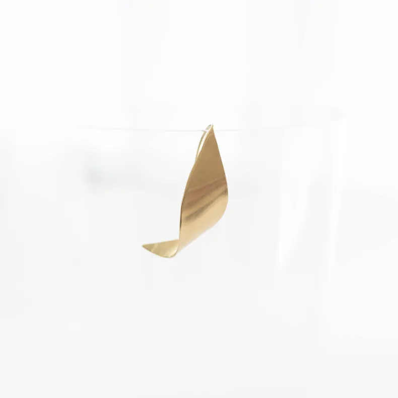 Black Barc 'Kare' Earrings Large (Pair)