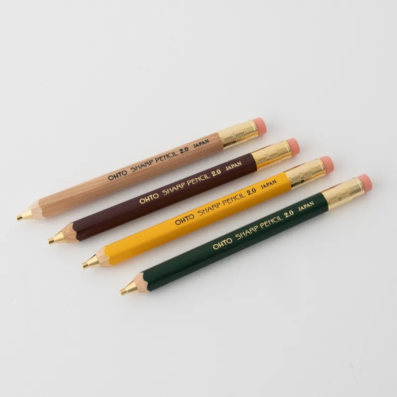 Ohto Wooden Mechanical Pencil 2.0mm