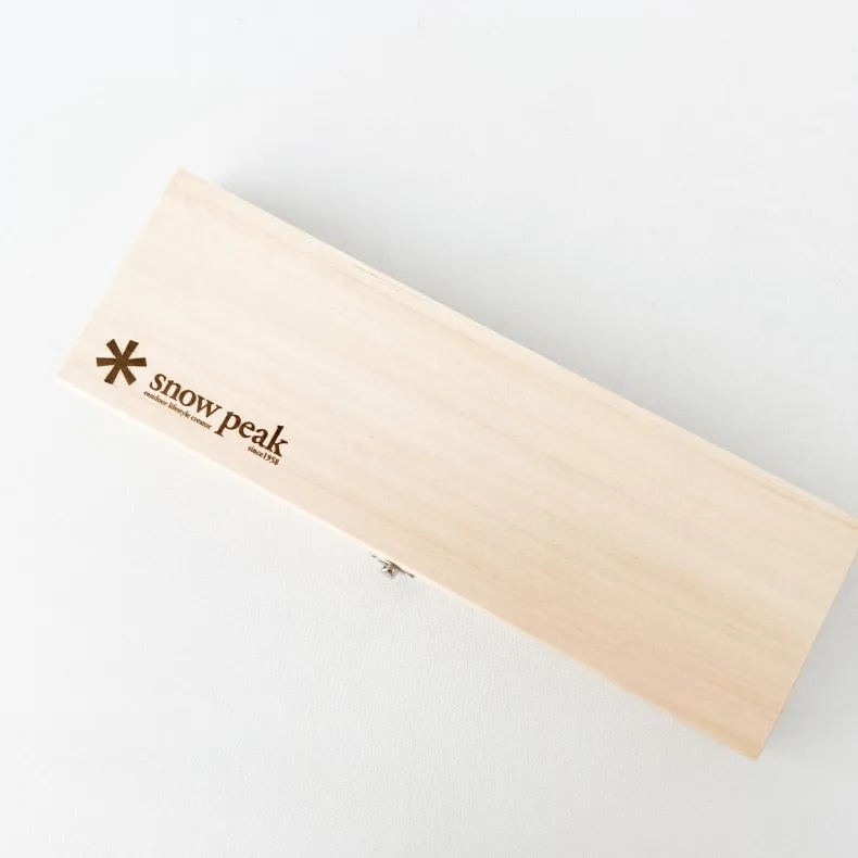 Snow Peak Cutting Board & Knife Set (L)
