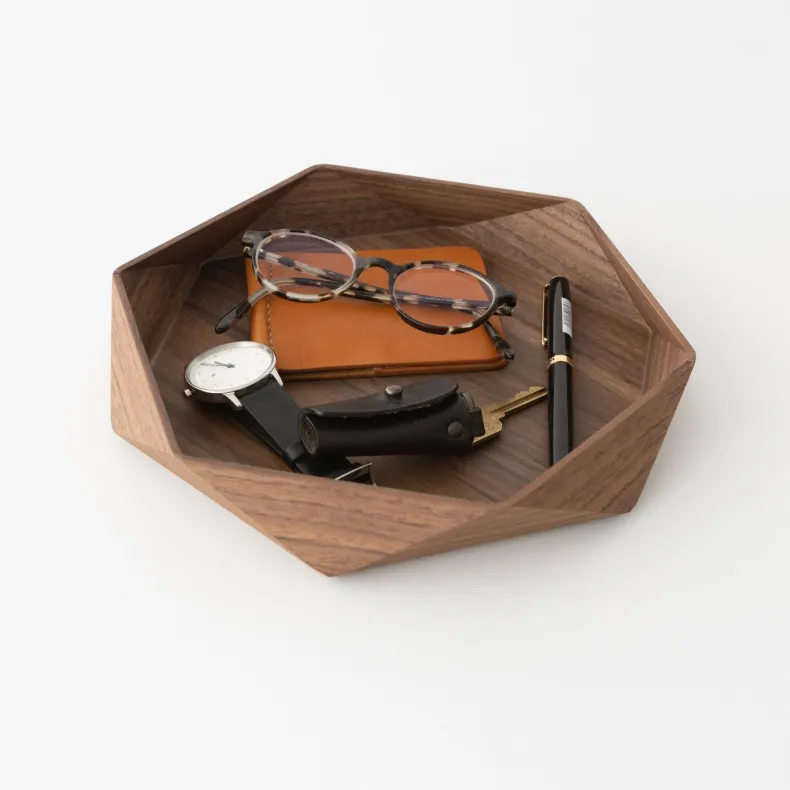Walnut Hexagon Tray [TS768]