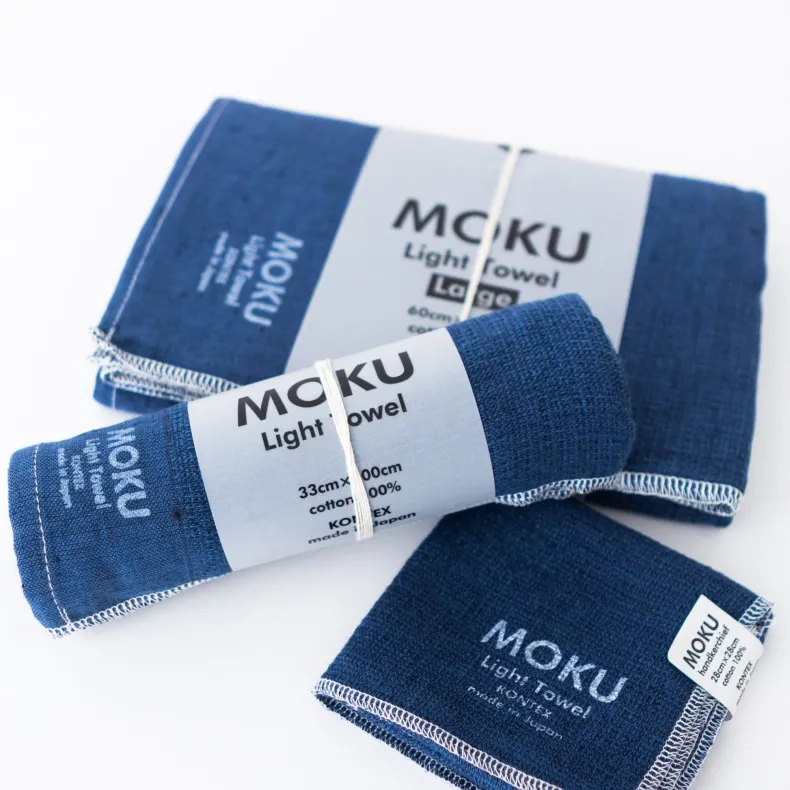 Moku Light Towels - Navy