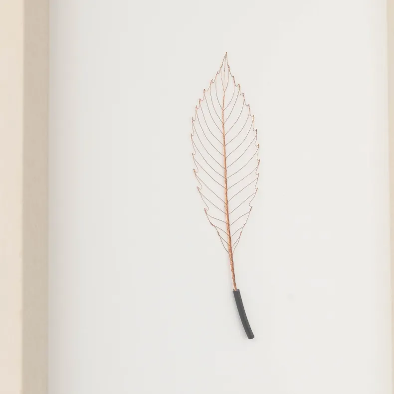 #27 - Copper Wire Leaf #2 (All Around You, 2024) by Mitsuru Koga