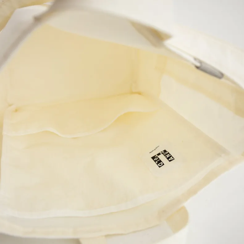 ANUNFOLD Side Pocket Tote Bag PT - White