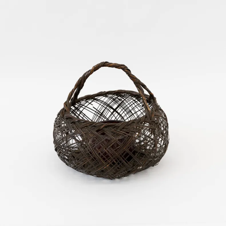 Vintage Bamboo Flower Basket - Hanakago 7