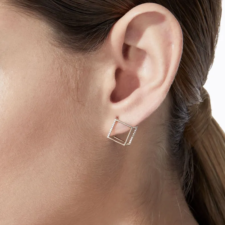 Shihara Diamond Square Earring 10 (01)