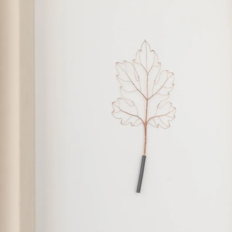 #31 - Copper Wire Leaf #6 (All Around You, 2024) by Mitsuru Koga