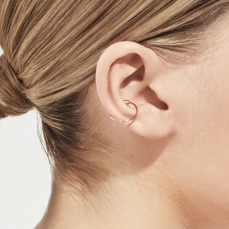 Shihara Diamond Twist Round Earring 01