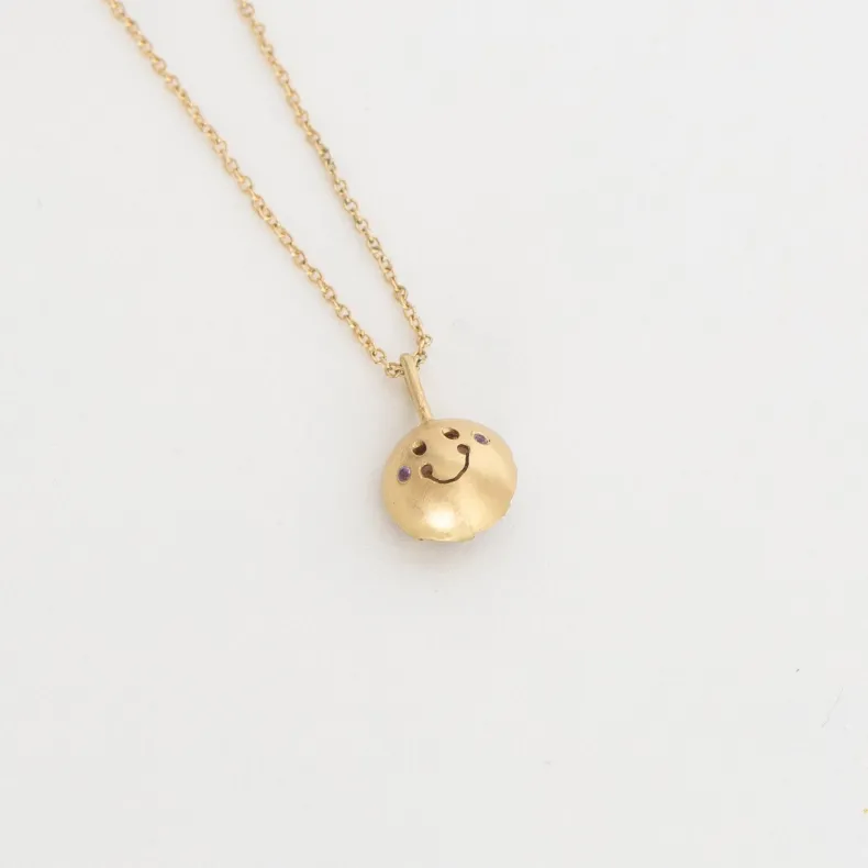 Black Barc 'Smiley' Necklace No. 35