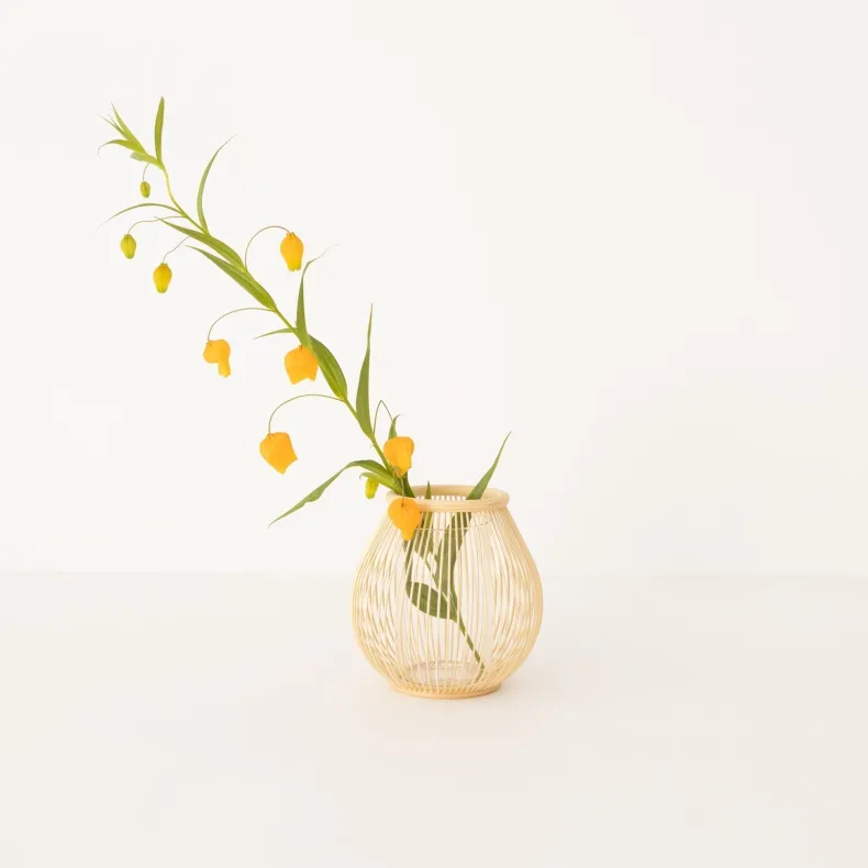 Kosuga Bamboo Flower Vase - Tsubomi