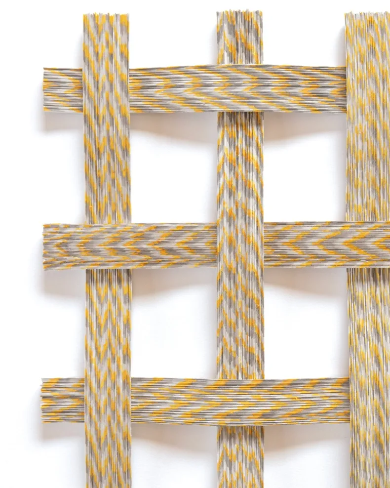 No.15 by Haneno Suzuki (Haneno Suzuki: Paper weaving)
