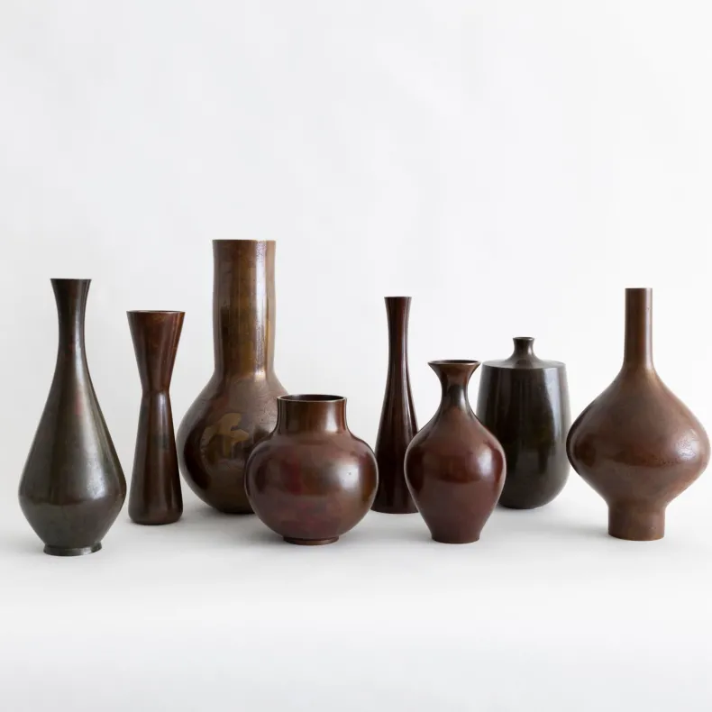 Vintage Bronze Vases