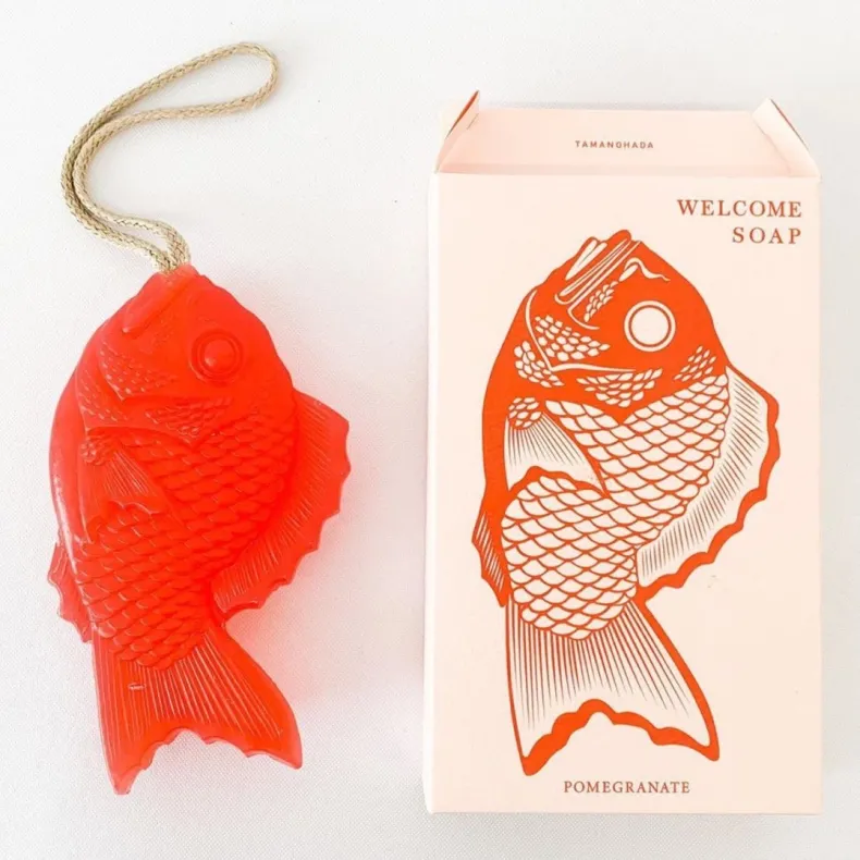 Japanese Tai Fish Soap - Red
