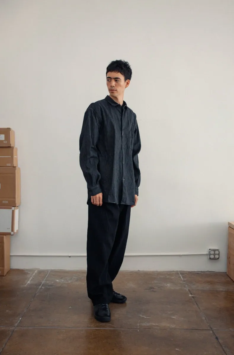 Comoli Denim Belted Pants