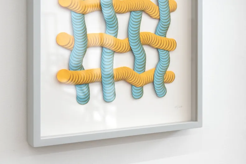 No.24 by Haneno Suzuki (Haneno Suzuki: Paper weaving)