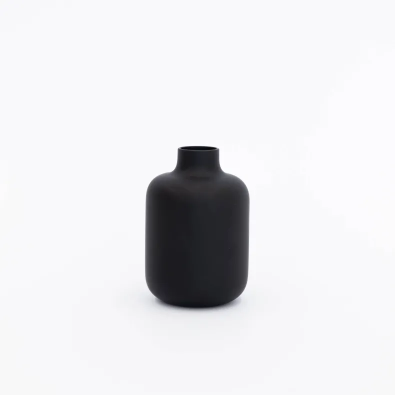 Sugahara Matte Black Sake Bottle