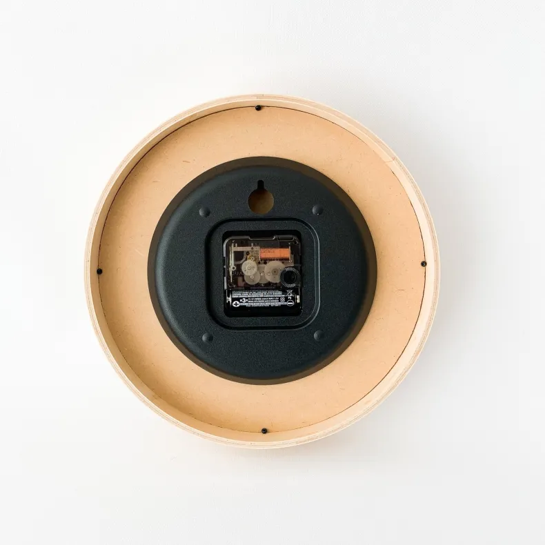 Lemnos Plywood Lines Clock YK21-13