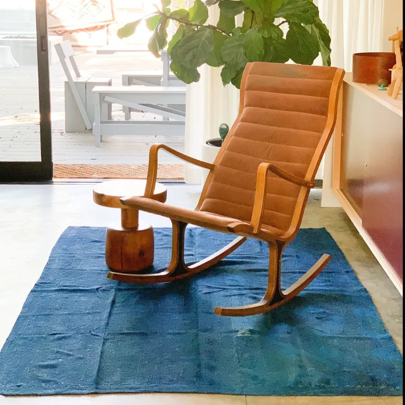 Indigo Over Dye Blankets: Indigo