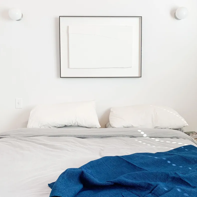 Indigo Over Dye Blankets: Indigo