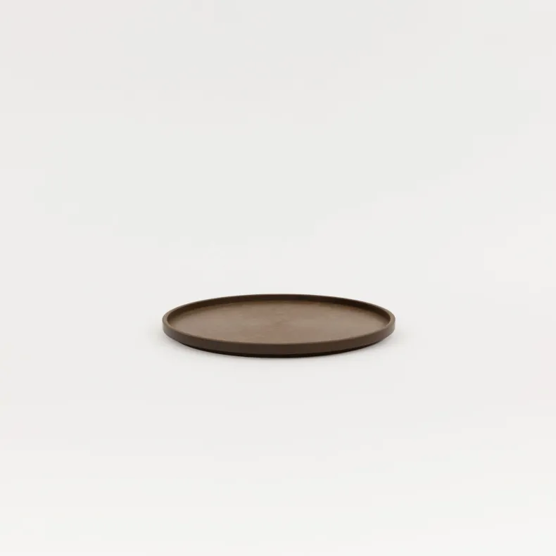 HRN124 - Tray / Lid Dark Brown ø 7.3/8"